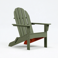 Fauteuil Adirondack 83 x 78 x 98 cm en plastique vert pour extérieur